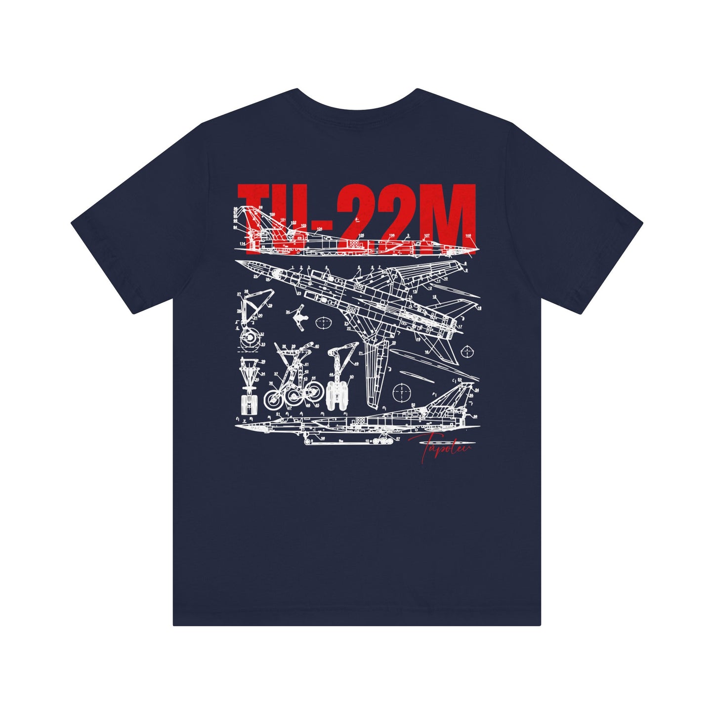 TU-22M, Camiseta de manga corta unisex de jersey