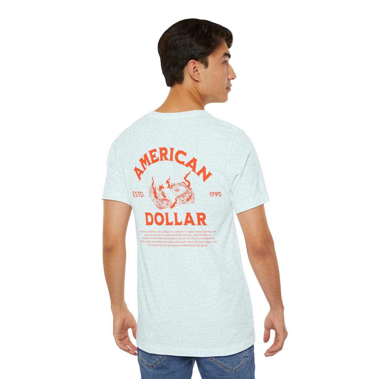 Dollar Burn, Camiseta de manga corta unisex de jersey