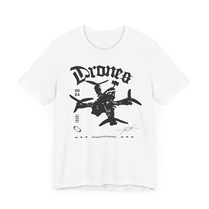 Operador de drones FPV, Camiseta de manga corta de punto unisex