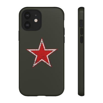 Red star, estuche para celular