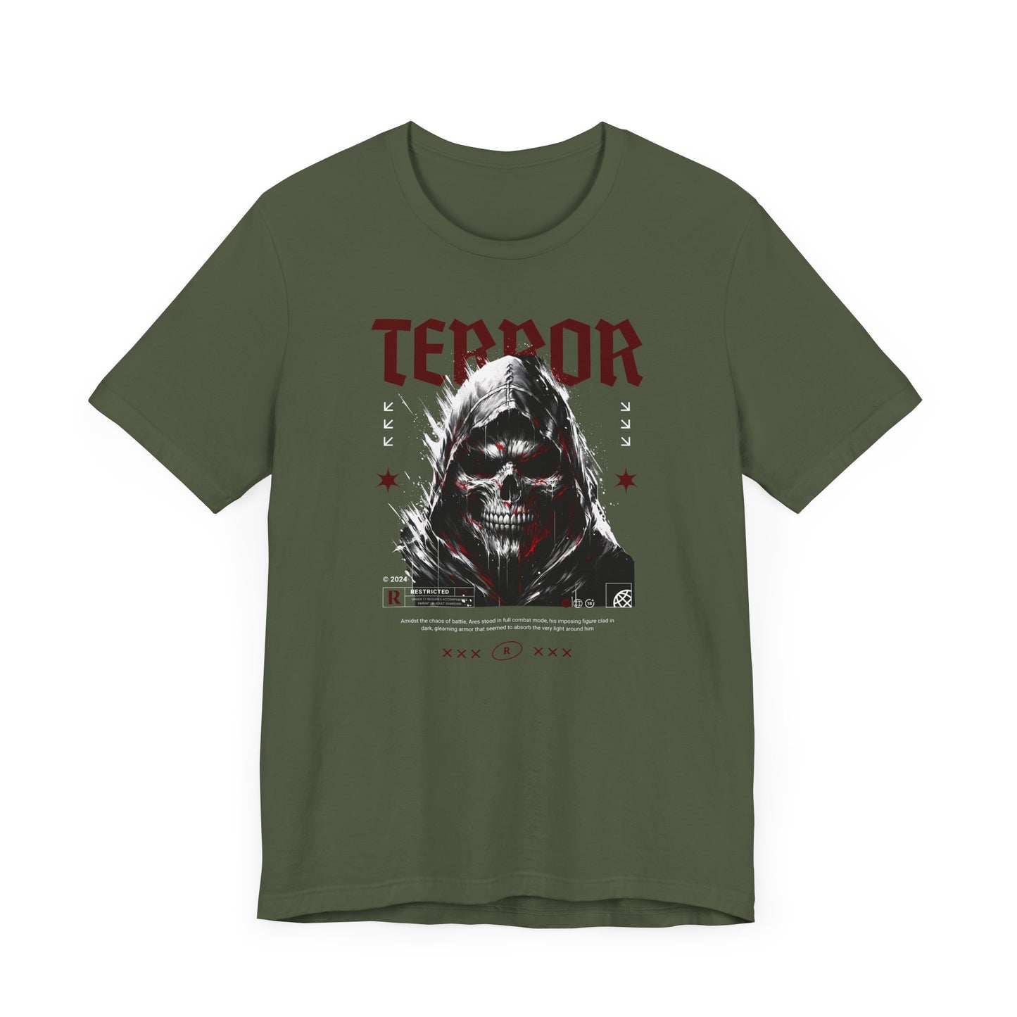 Terror, Camiseta de manga corta