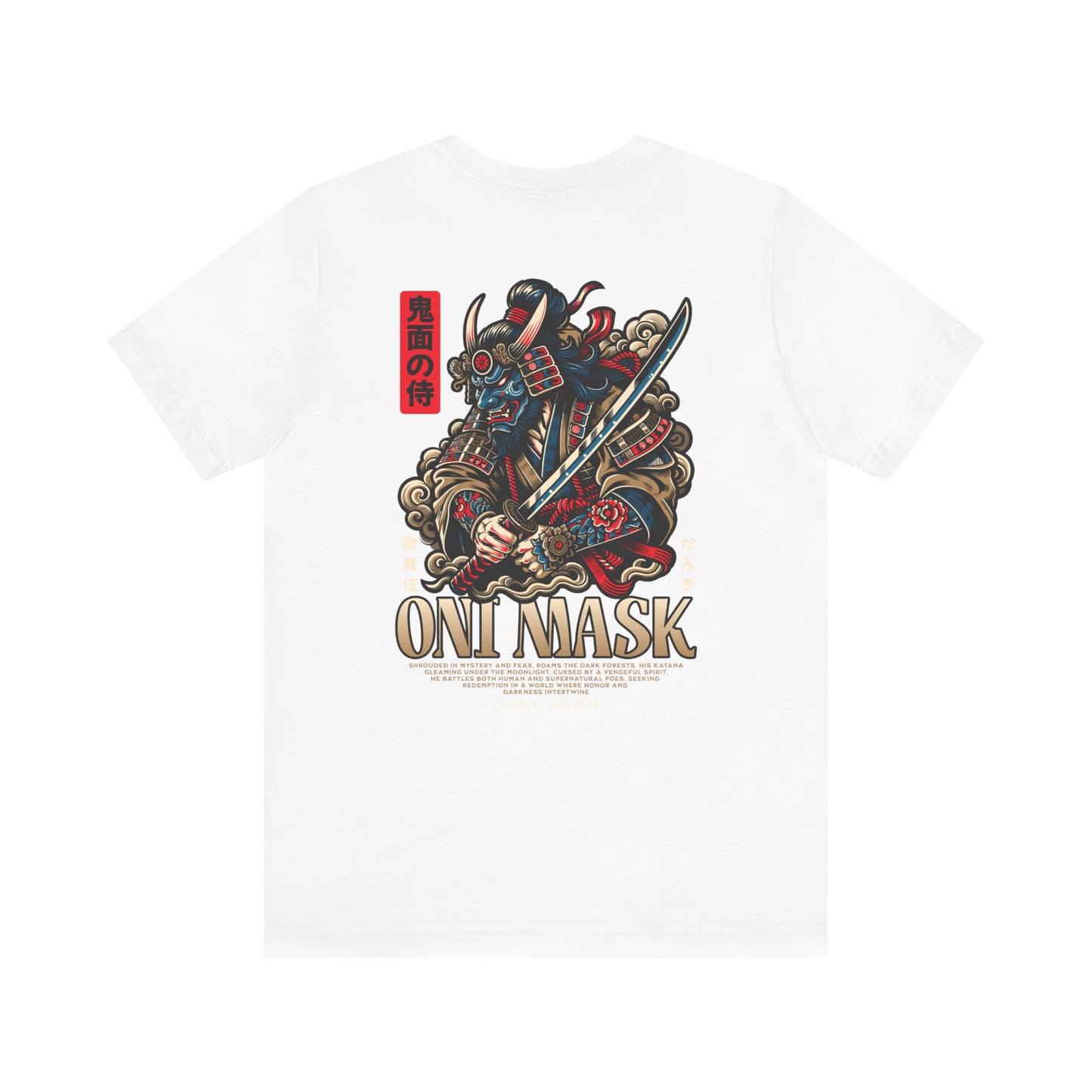 Oni Mask, Camiseta de manga corta unisex de jersey