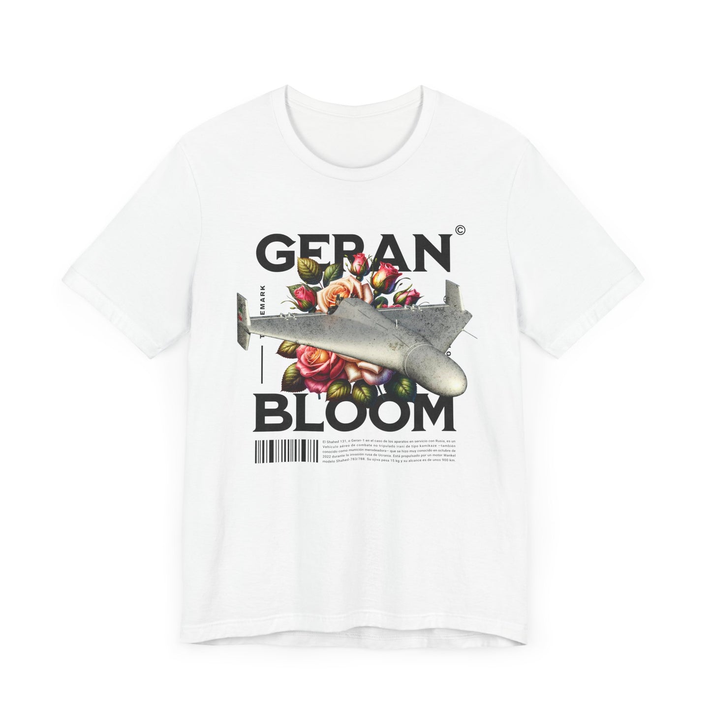 Dron Geran, Camiseta de manga corta de punto unisex