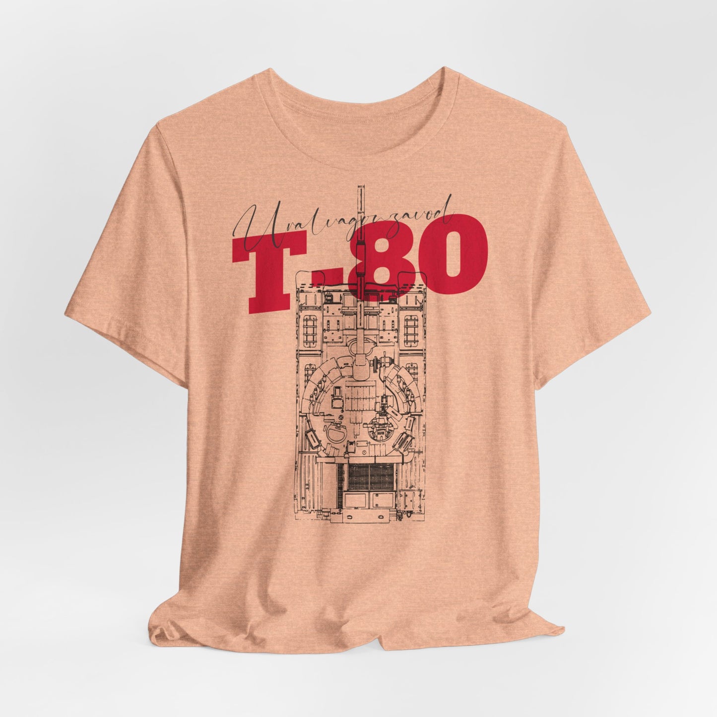 T-80, Camiseta de manga corta de punto unisex