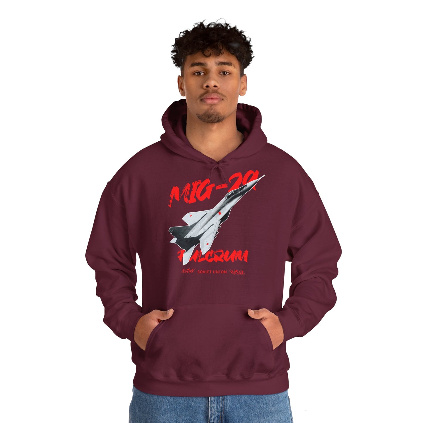 MIG-29, Sudadera con capucha unisex Heavy Blend™