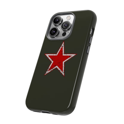 Red star, estuche para celular