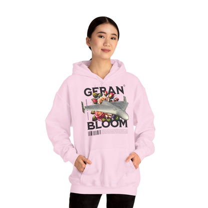 Dron geran, Sudadera con capucha unisex Heavy Blend™