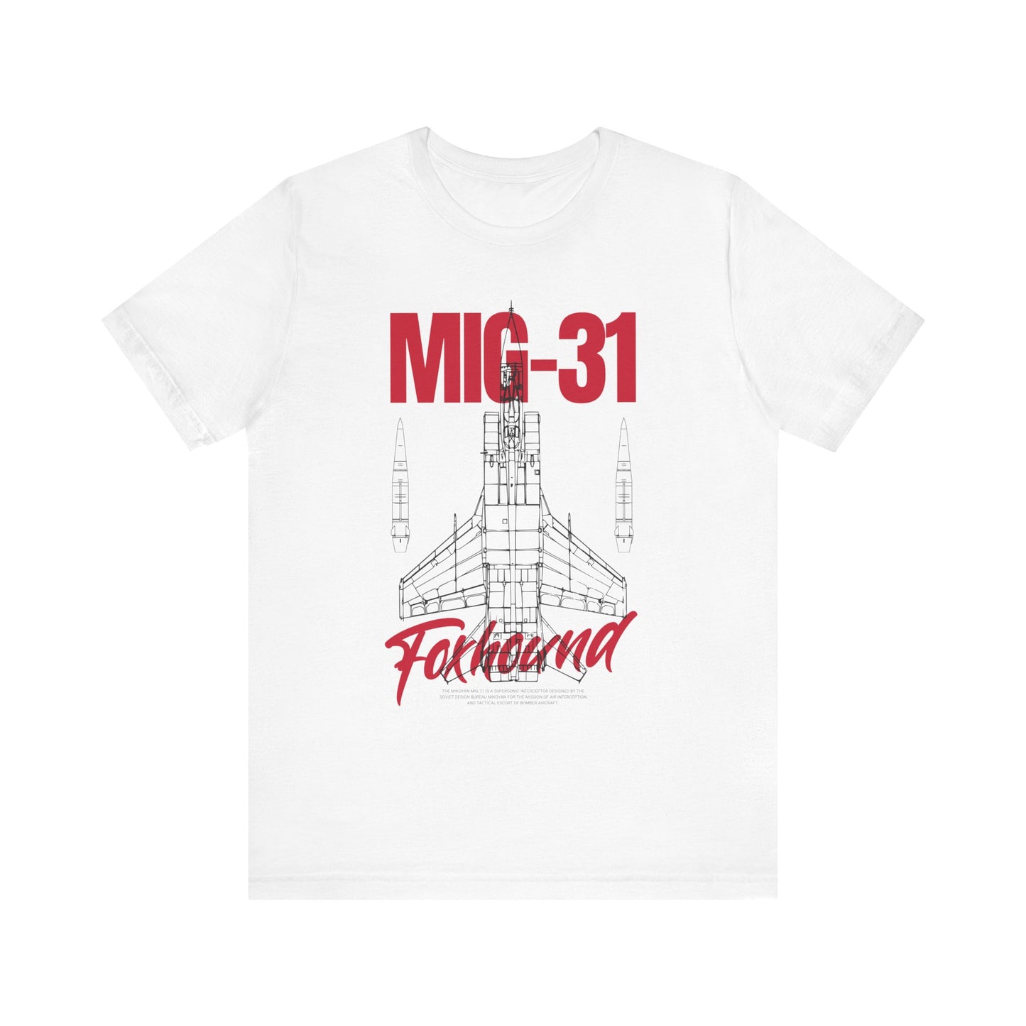 MIG-31, Camiseta de manga corta unisex de jersey