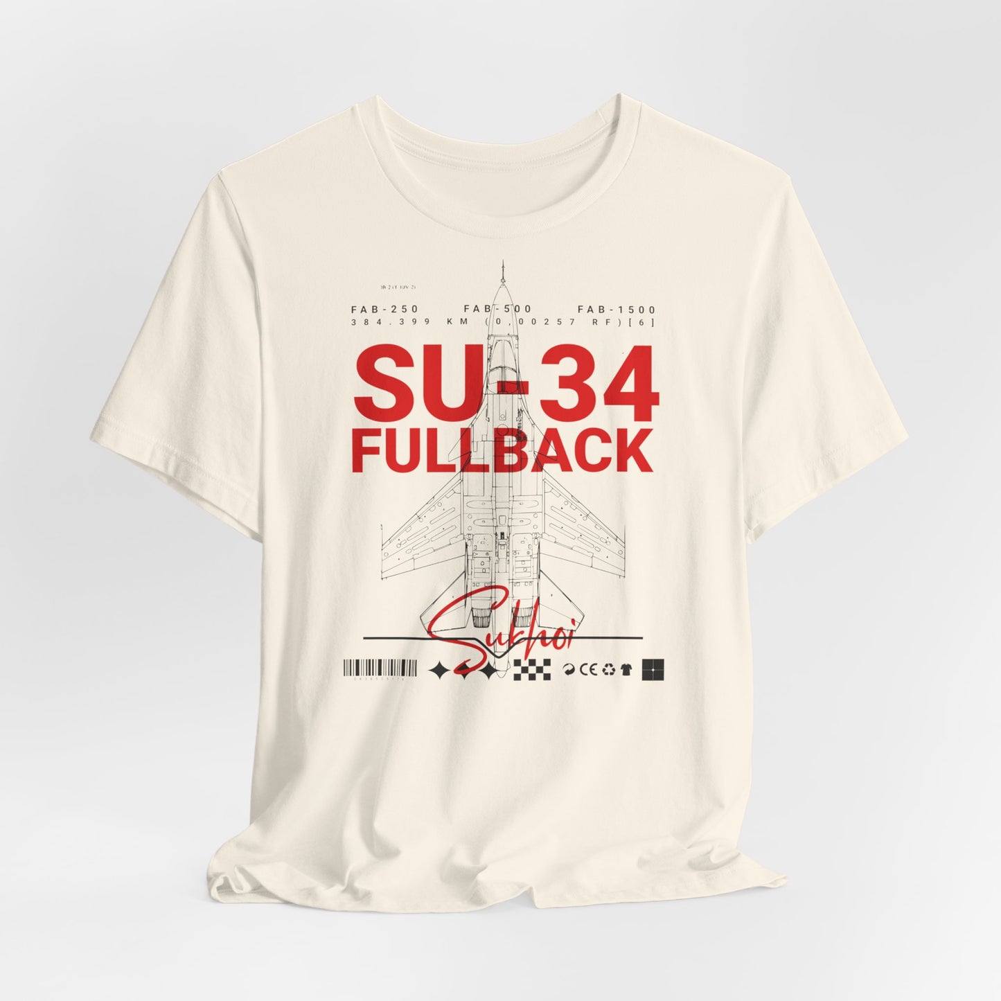 SU-34, Camisetas de fútbol unisex con pantalones cortos