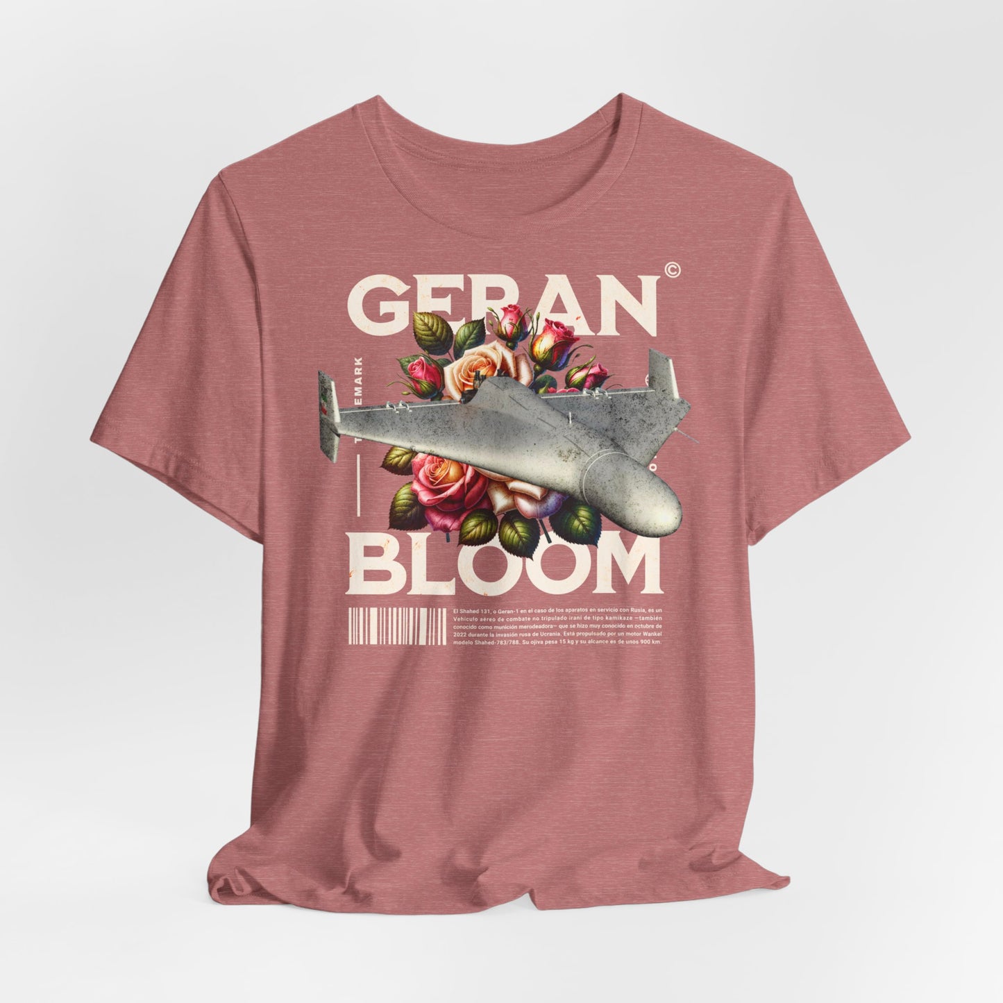 Dron Geran, Camiseta de manga corta de punto unisex