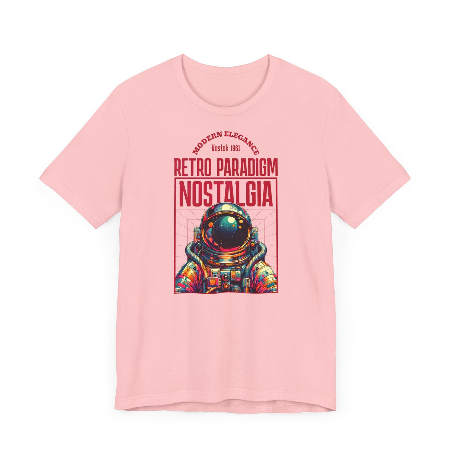 Retro Space, Camiseta de manga corta unisex de jersey