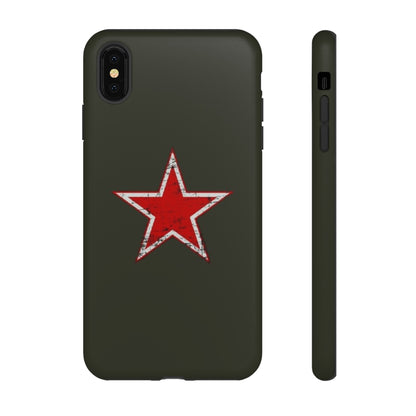 Red star, estuche para celular