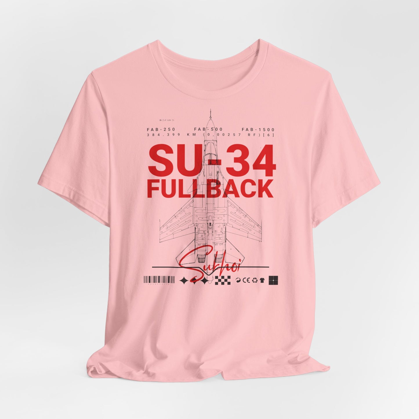 SU-34, Camisetas de fútbol unisex con pantalones cortos