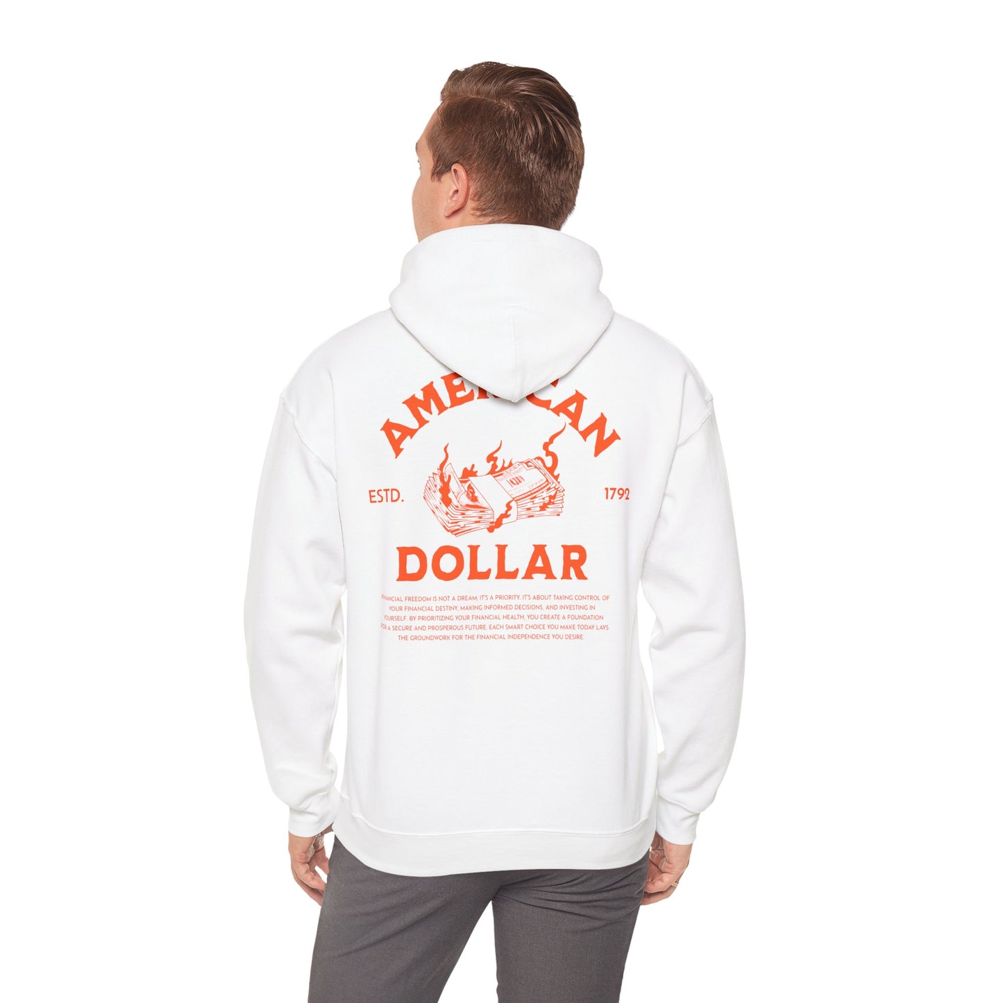 Dollar Burn, Sudadera unisex con capucha Heavy Blend™