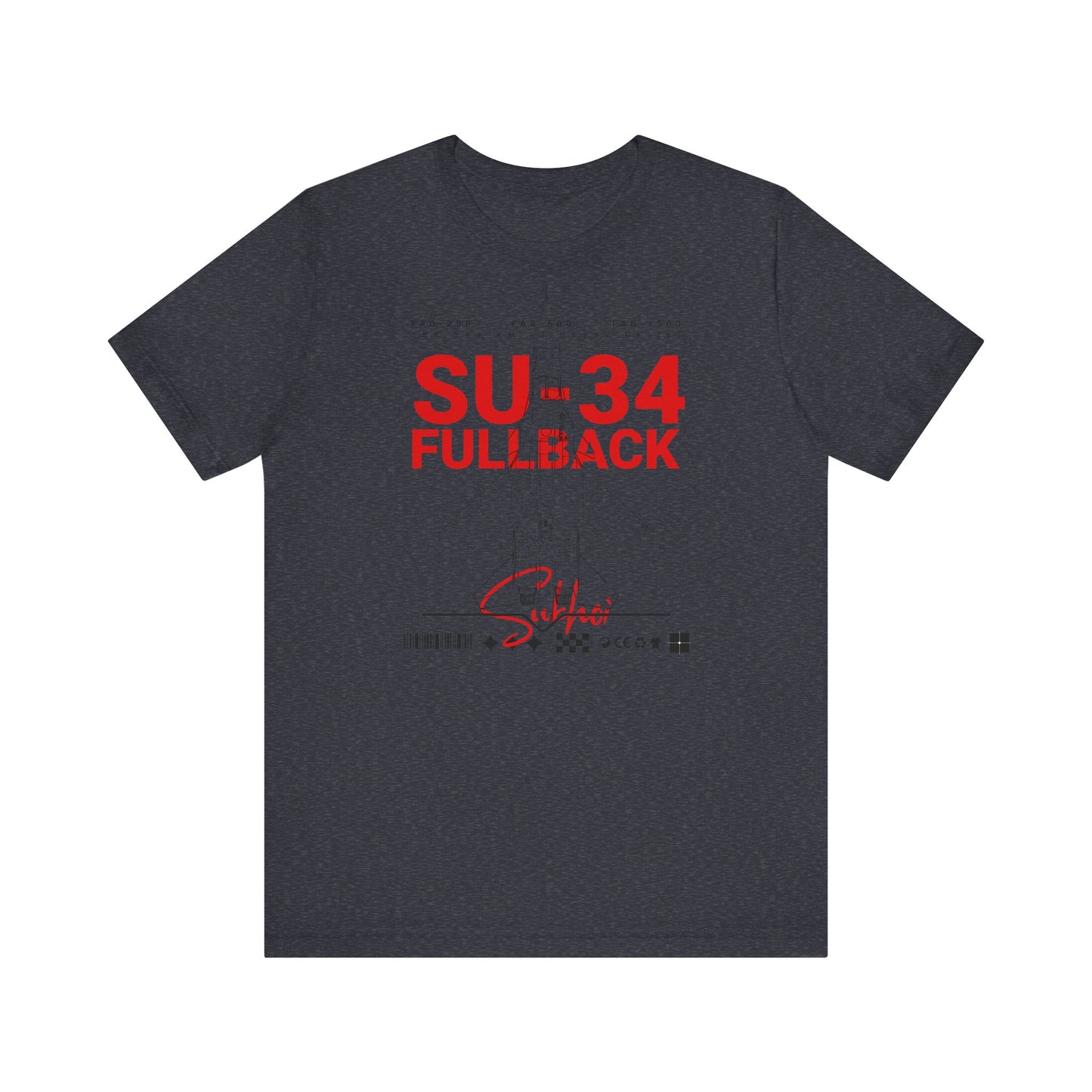 SU-34, Camisetas de fútbol unisex con pantalones cortos