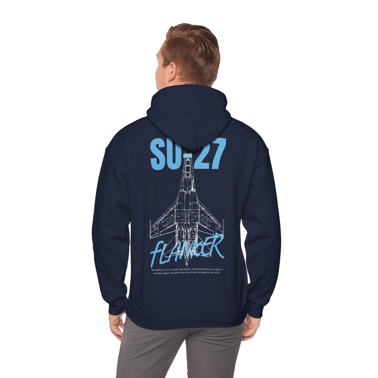 SU-27, Sudadera unisex con capucha Heavy Blend™