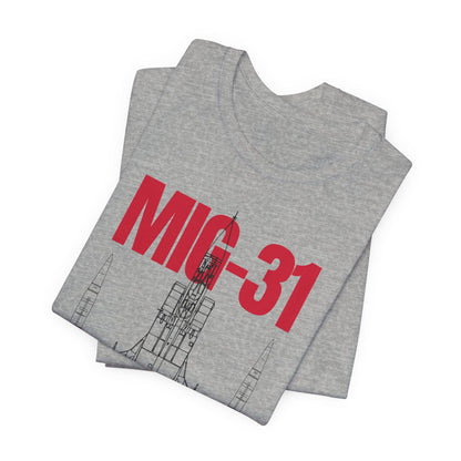 MIG-31, Camiseta de manga corta unisex de jersey