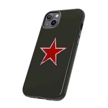 Red star, estuche para celular