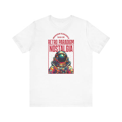 Retro Space, Camiseta de manga corta unisex de jersey