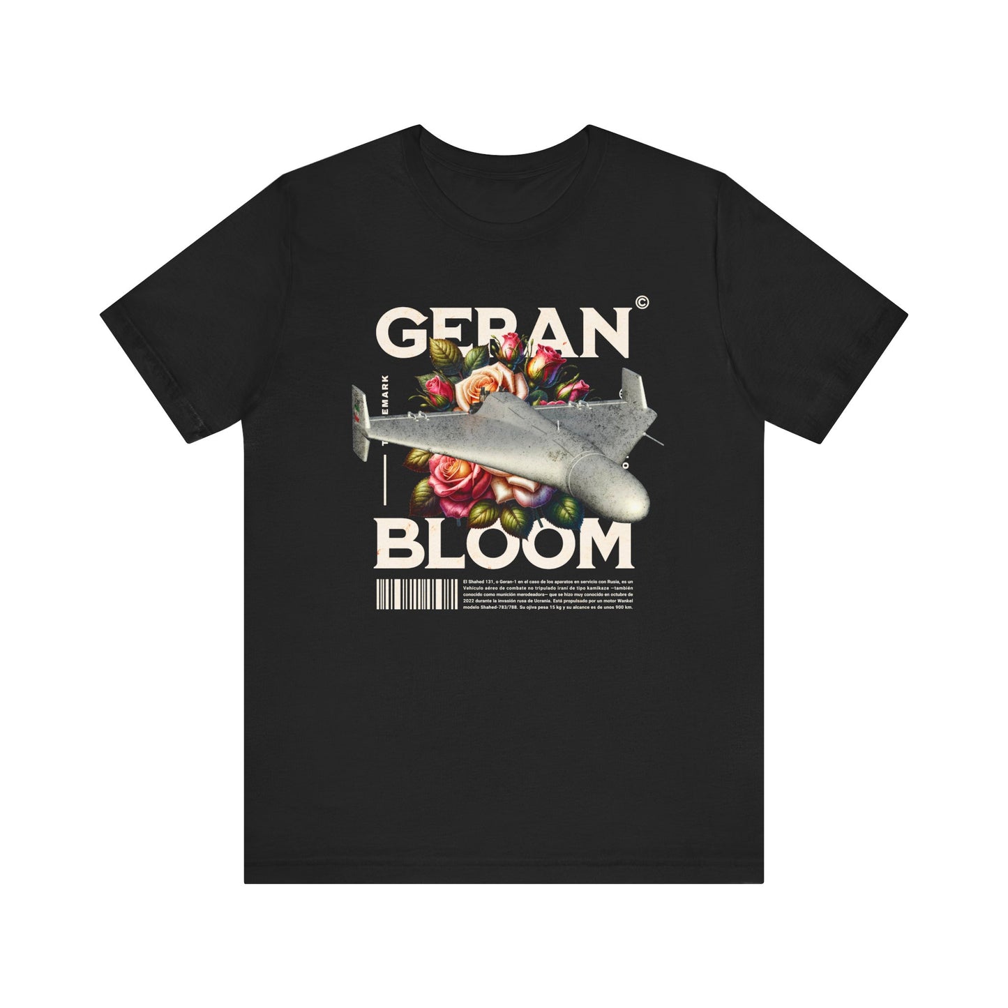 Dron Geran, Camiseta de manga corta de punto unisex