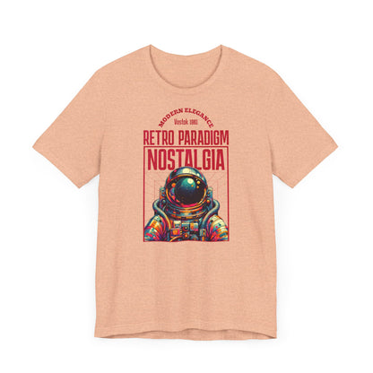 Retro Space, Camiseta de manga corta unisex de jersey