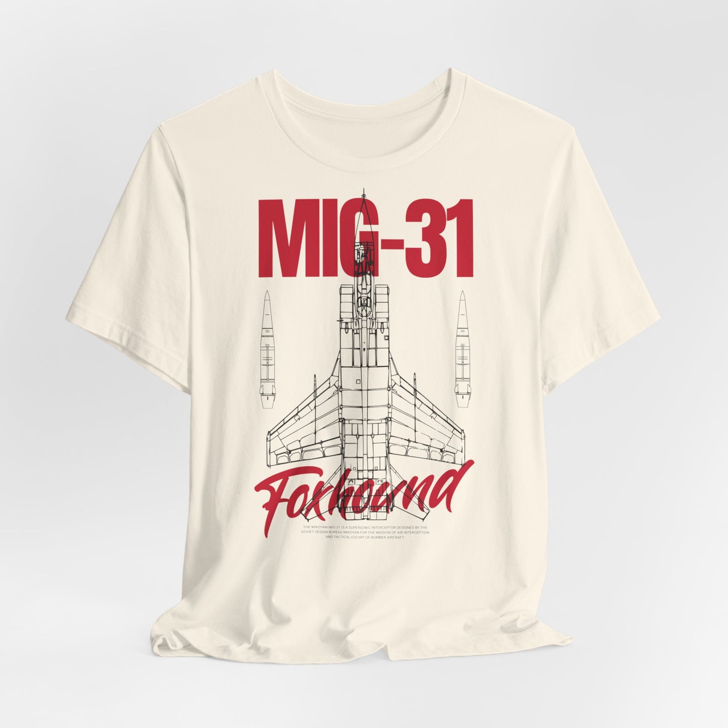 MIG-31, Camiseta de manga corta unisex de jersey