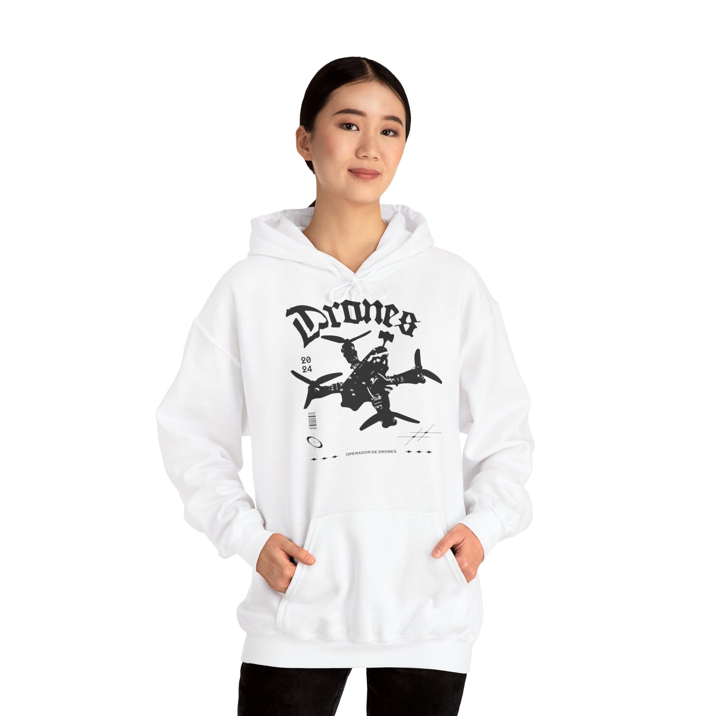 Operador de drones FPV, Sudadera con capucha unisex Heavy Blend™