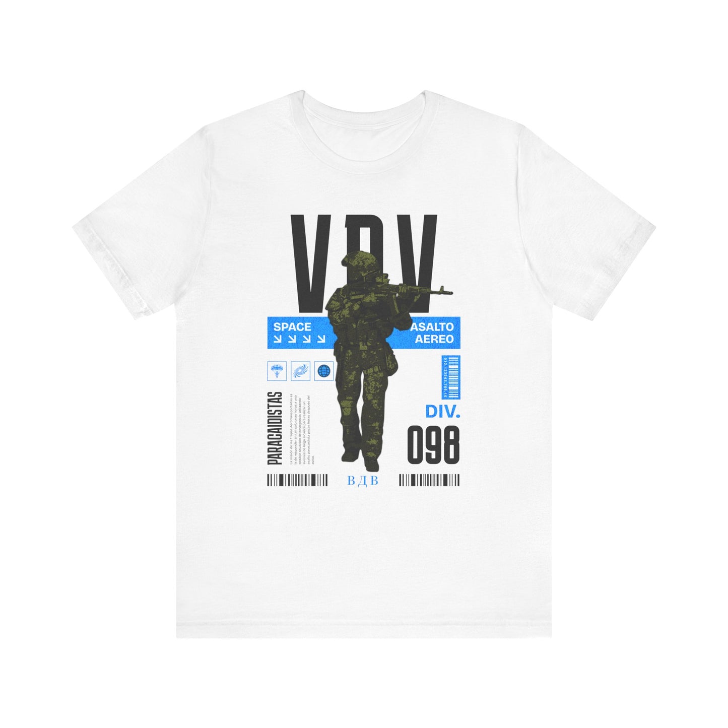 VDV 98th, Camiseta de manga corta de punto unisex