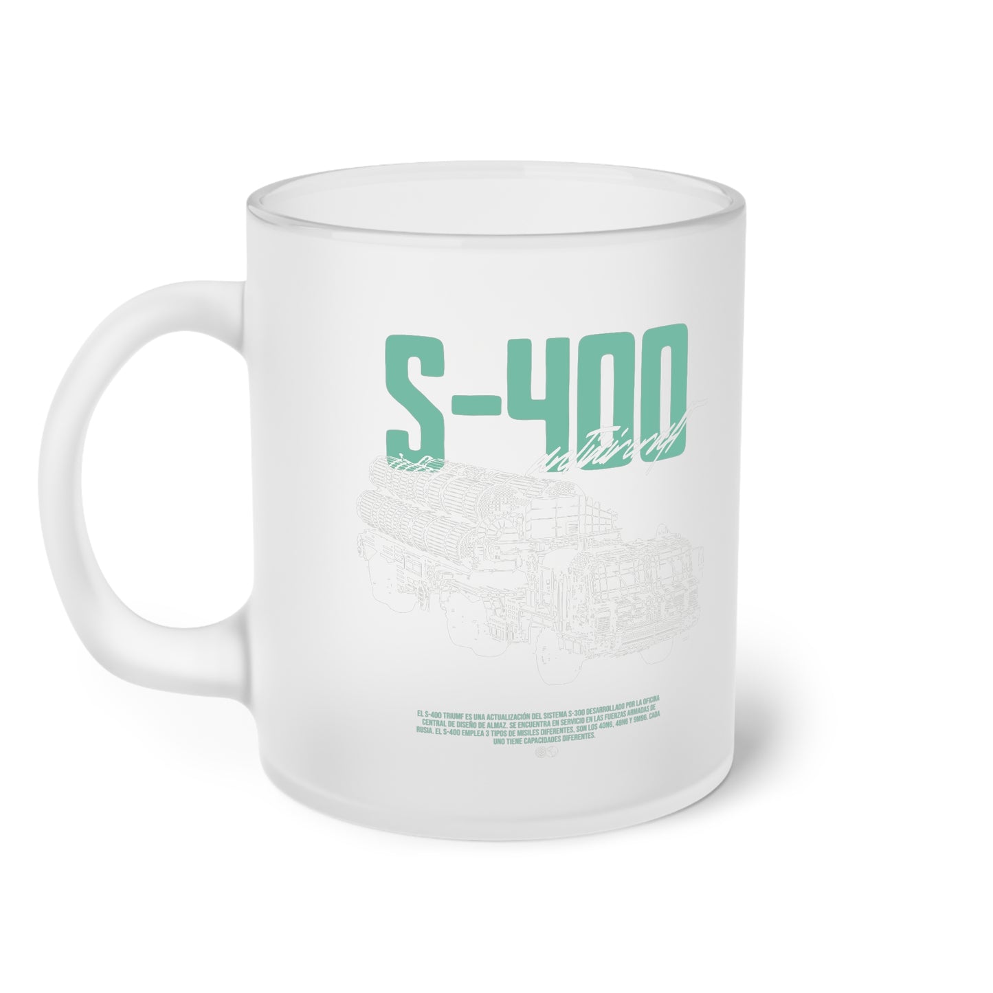 S-400, Taza de vidrio esmerilado