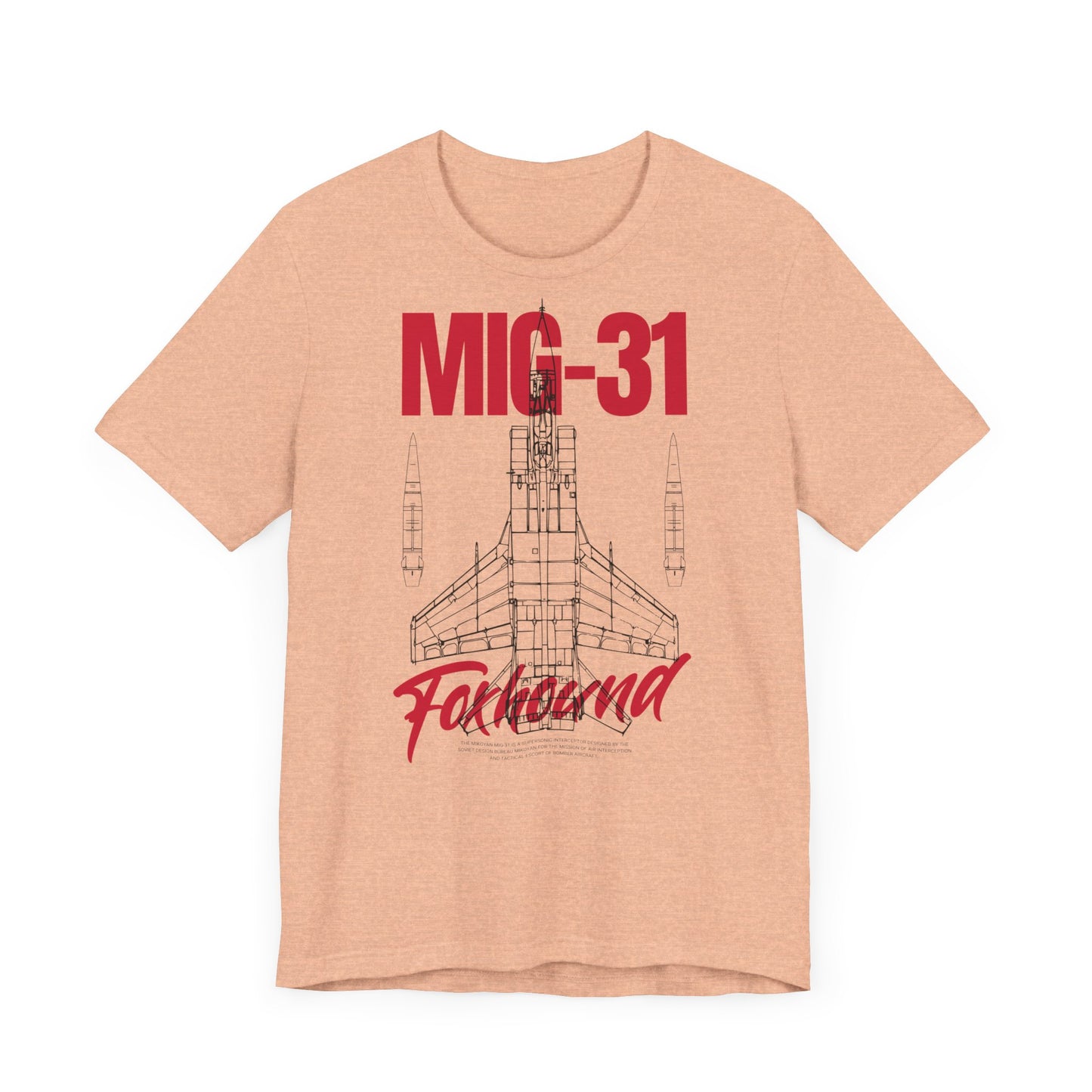 MIG-31, Camiseta de manga corta unisex de jersey