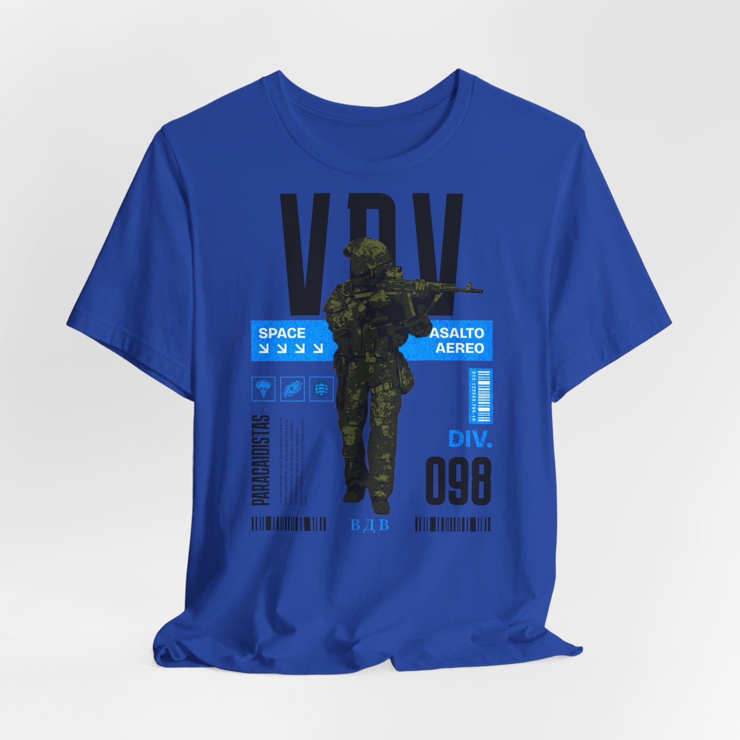 VDV 98th, Camiseta de manga corta de punto unisex