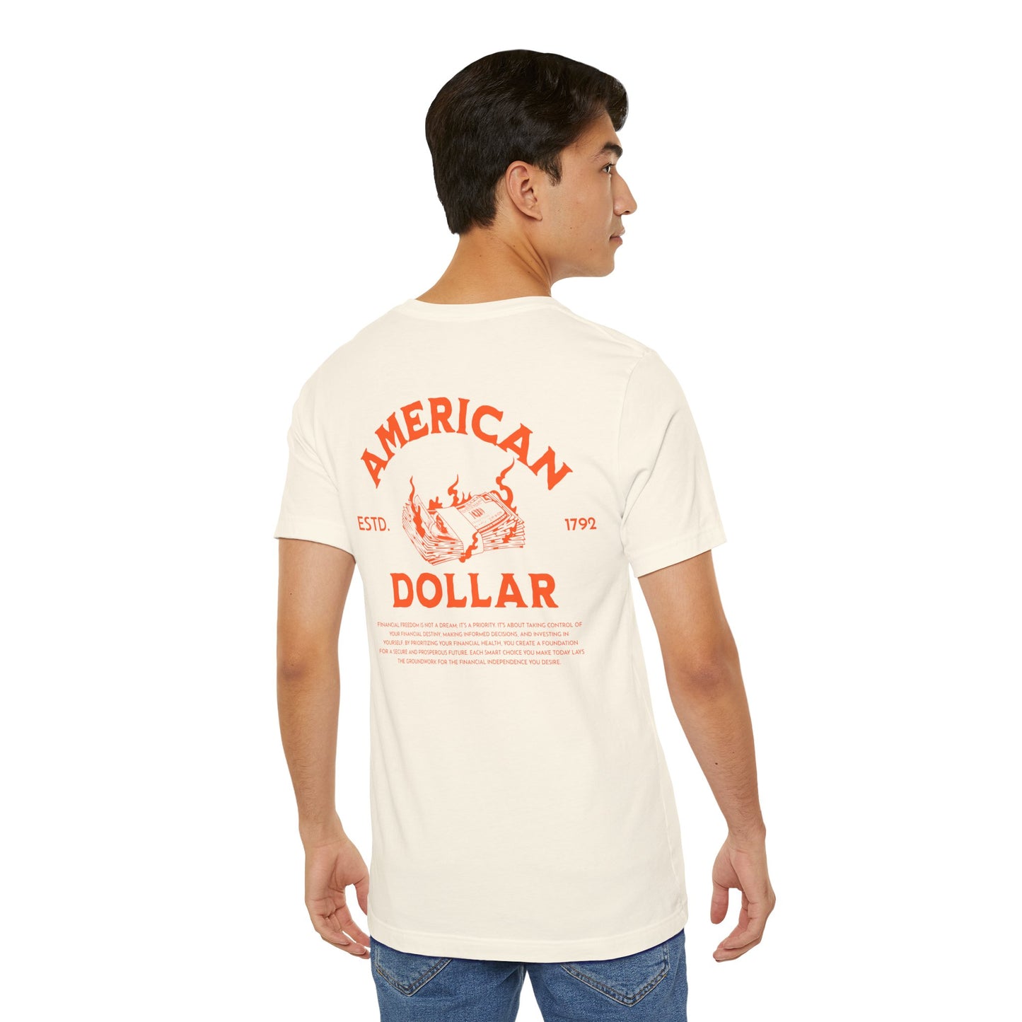 Dollar Burn, Camiseta de manga corta unisex de jersey