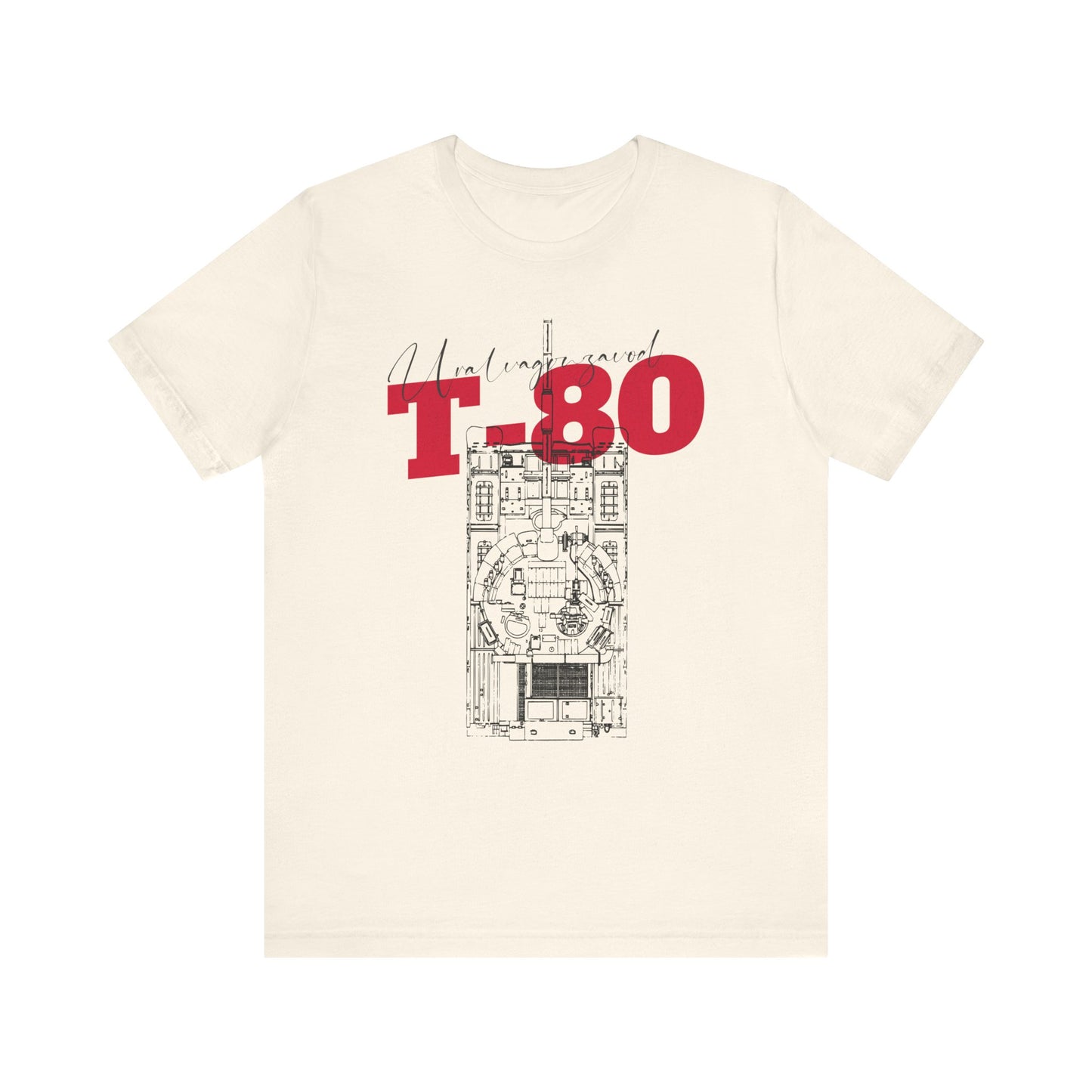 T-80, Camiseta de manga corta de punto unisex