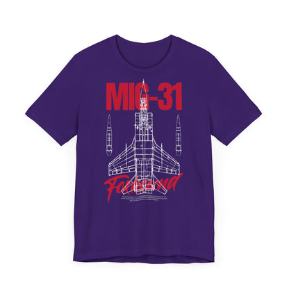 MIG-31, Camiseta de manga corta unisex de jersey