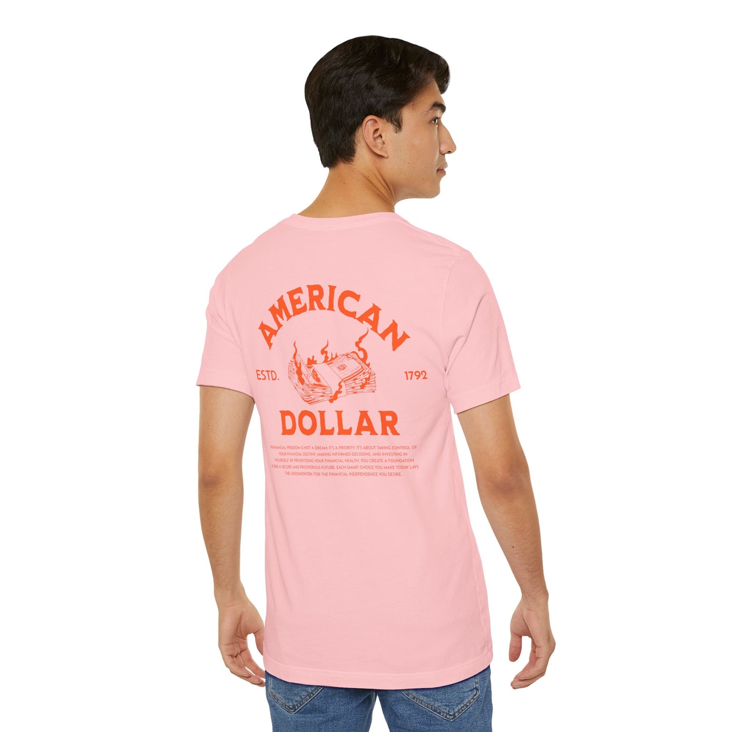 Dollar Burn, Camiseta de manga corta unisex de jersey