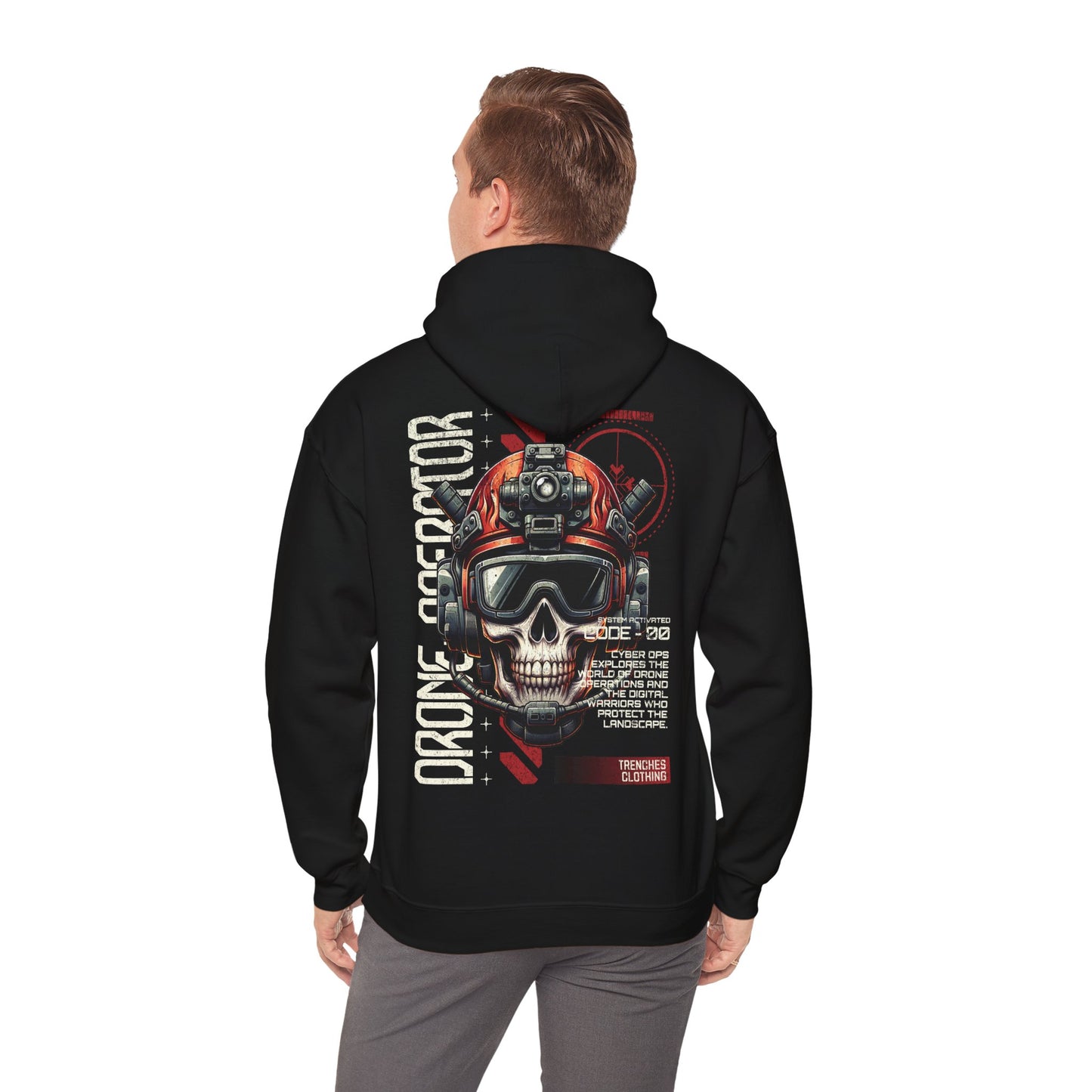 Drone-Ops, Sudadera unisex con capucha Heavy Blend™