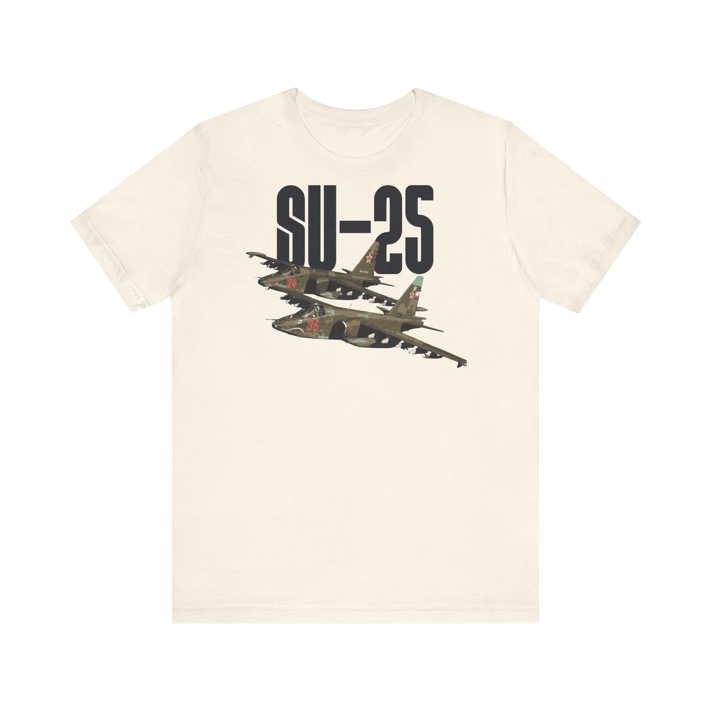 SU-25, Camiseta de manga corta de punto unisex