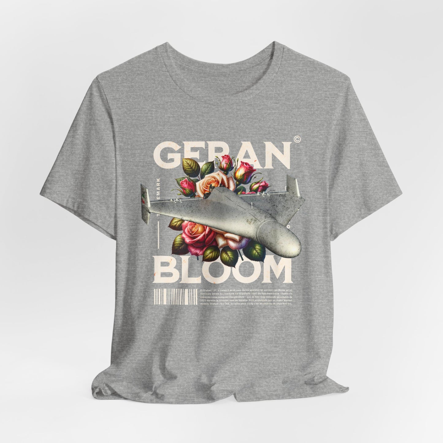 Dron Geran, Camiseta de manga corta de punto unisex