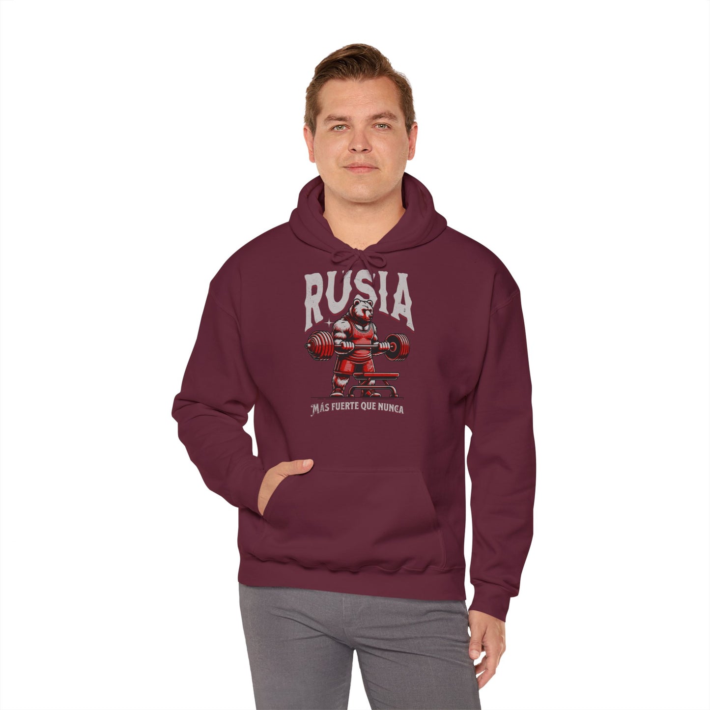 Mas fuerte que nunca, Sudadera con capucha unisex Heavy Blend™