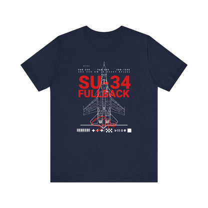 SU-34, Camisetas de fútbol unisex con pantalones cortos