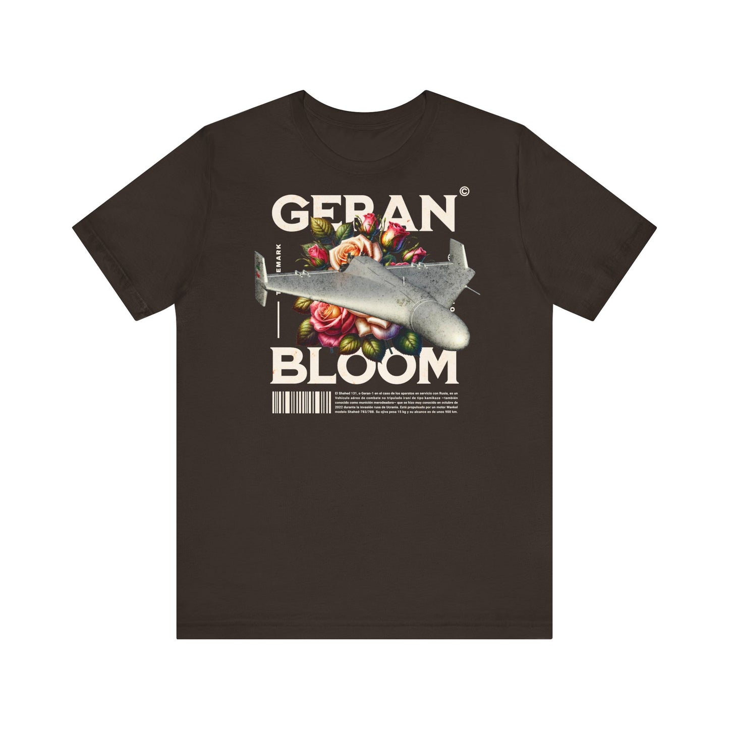 Dron Geran, Camiseta de manga corta de punto unisex