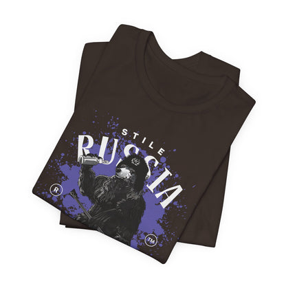 Russia stile, Camiseta de manga corta de punto unisex