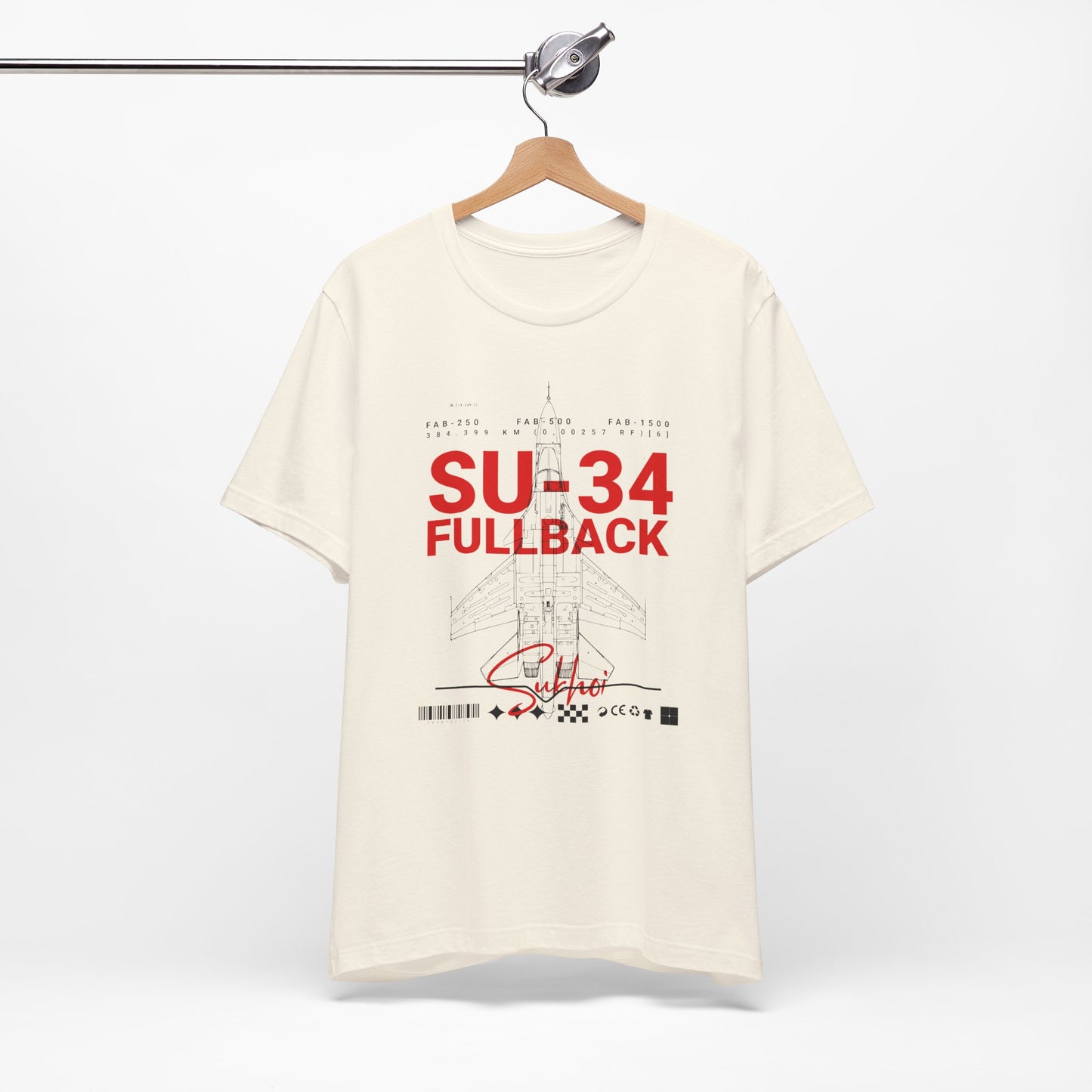 SU-34, Camisetas de fútbol unisex con pantalones cortos