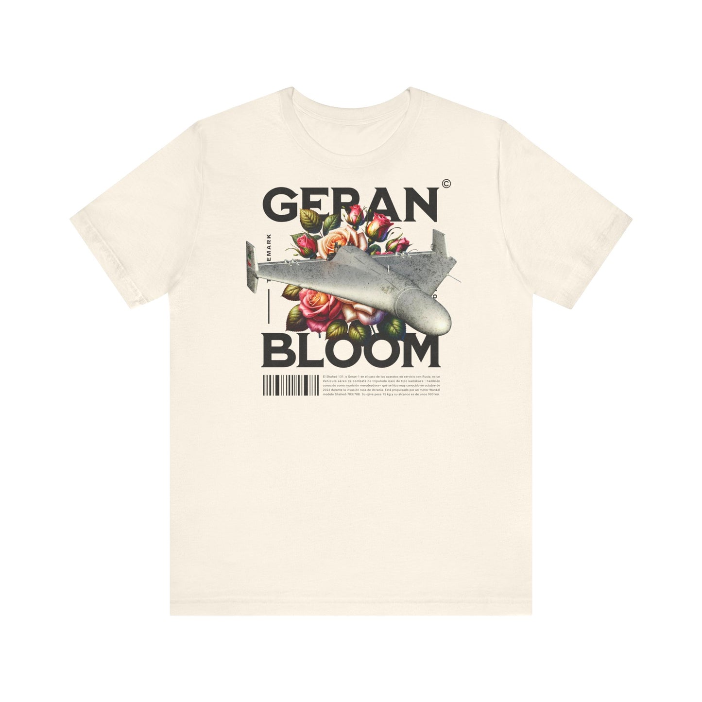 Dron Geran, Camiseta de manga corta de punto unisex