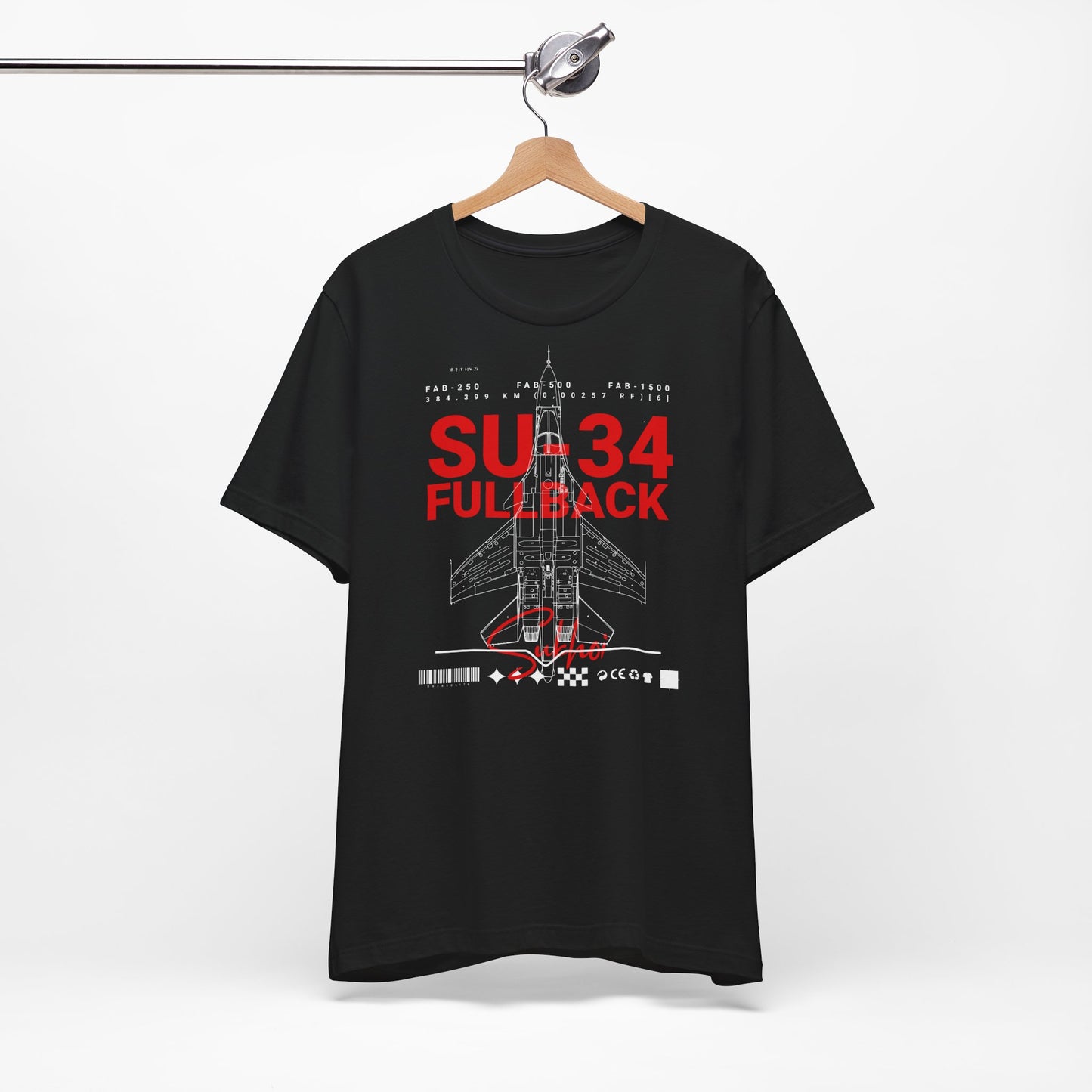 SU-34, Camisetas de fútbol unisex con pantalones cortos