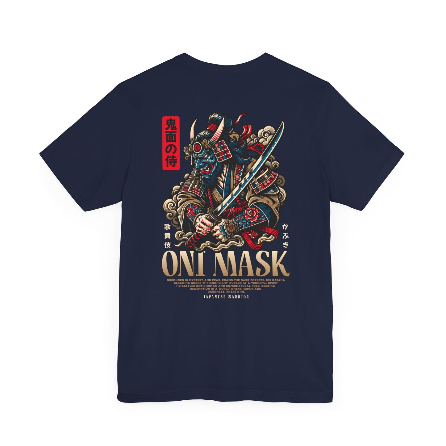 Oni Mask, Camiseta de manga corta unisex de jersey