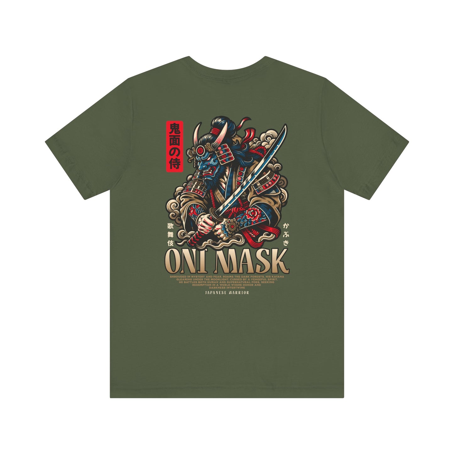 Oni Mask, Camiseta de manga corta unisex de jersey