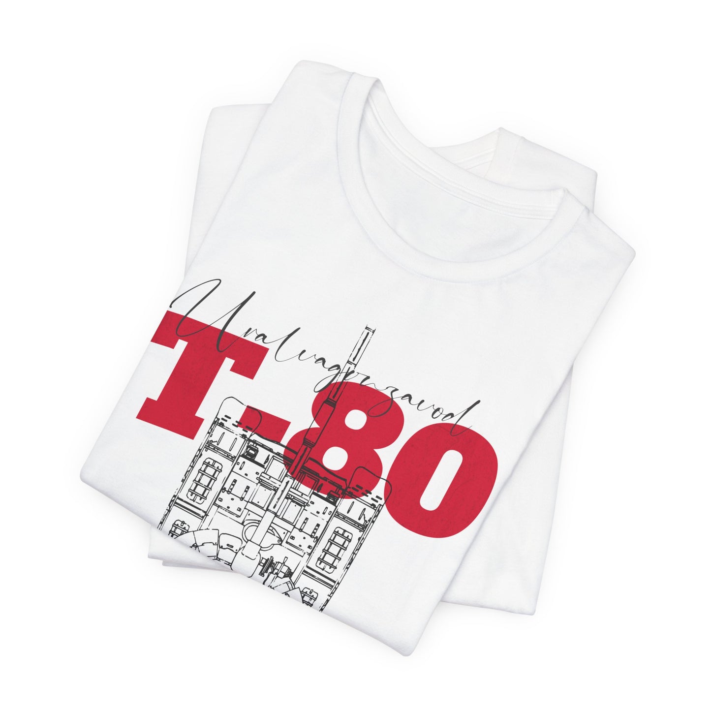 T-80, Camiseta de manga corta de punto unisex