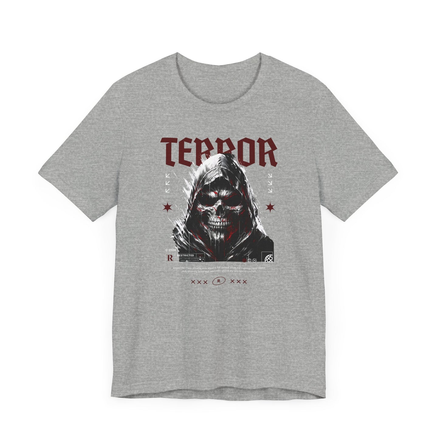 Terror, Camiseta de manga corta