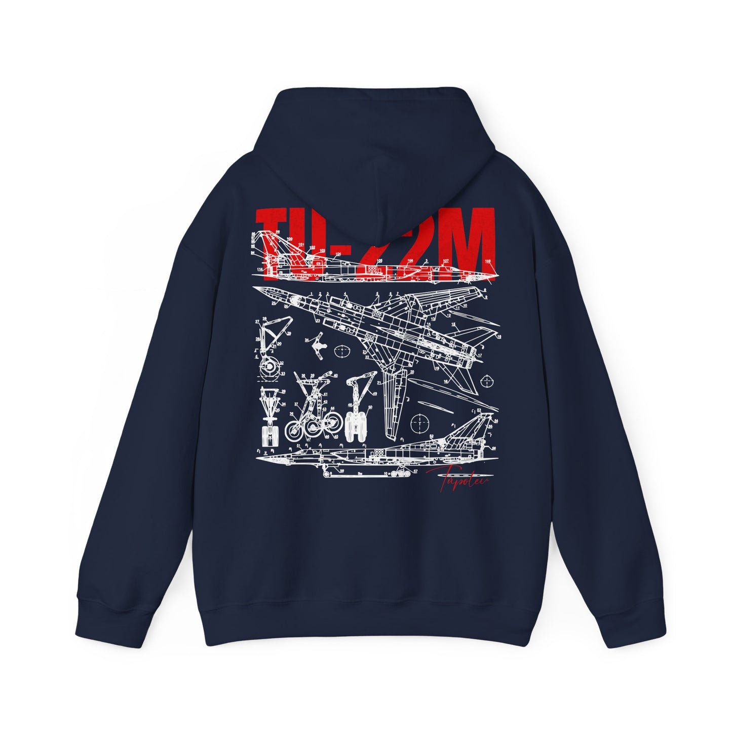 TU-22M, Sudadera unisex con capucha Heavy Blend™